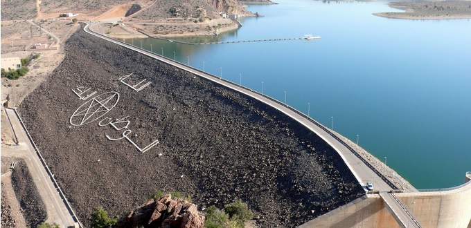 Total des retenues des barrages, 8,3 milliards de m3, avec un taux de remplissage de 54,6%