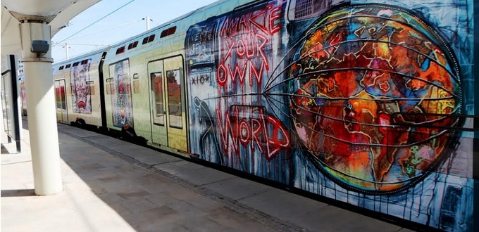 L'ONCF peint un de ses trains aux couleurs del'Afrique