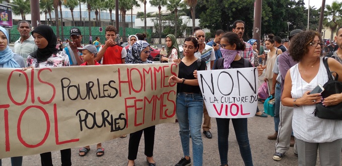 Agression sexuelle à Casablanca : double sit-in de solidarité tenu à Casablanca et Rabat