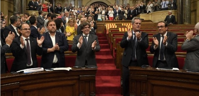 Référendum sur l’indépendance de la Catalogne le 1er octobre
