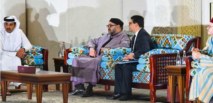 Le roi Mohammed VI en visite officielle au Qatar, en pleine crise avec ses voisins