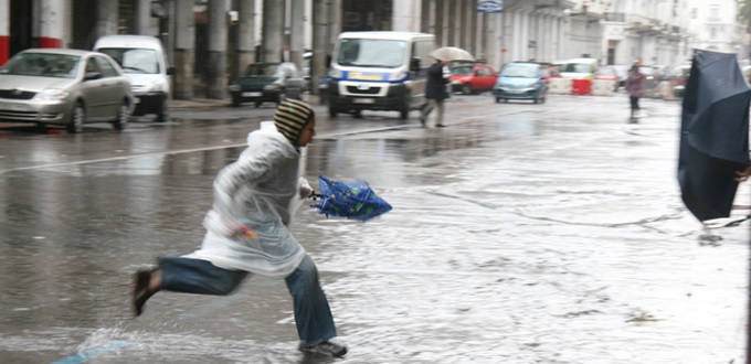 Bulletin météo spécial : Fortes pluies sur l’ensemble du Maroc du vendredi  5 au mardi 9