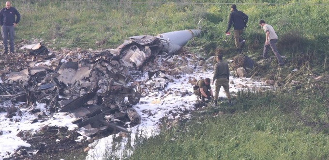Un F-16 israélien abattu alors qu’il survolait la Syrie