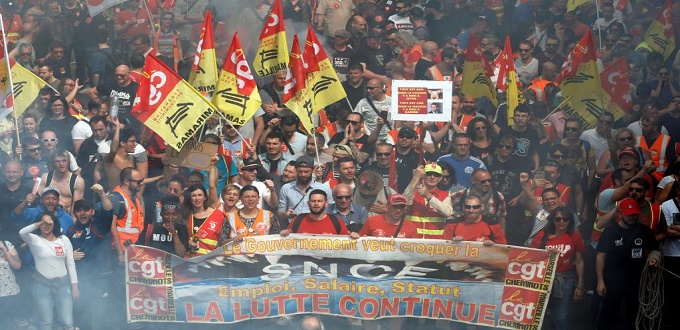 France: une journée de mobilisation contre les réformes du gouvernement