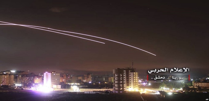 Moscou affirme qu'Israël a utilisé 28 avions et tiré 70 missiles sur des positions iraniennes en Syrie