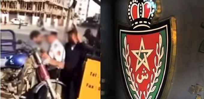 Vidéo - Un policier gifle un homme dans la rue, la DGSN le suspend et le poursuit