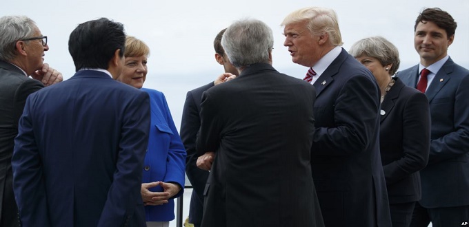 Un G7 Finances sous hautes tensions commerciales