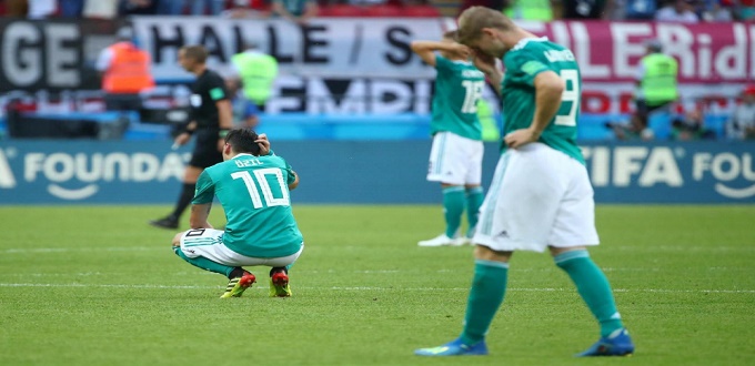 Éliminée au premier tour, l’Allemagne ne fait pas exception à la malédiction des champions en titre   