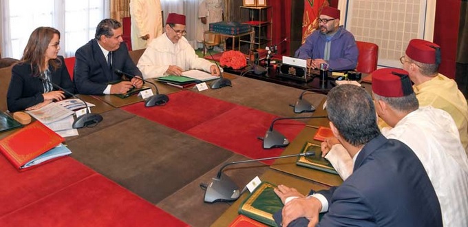 Le roi Mohammed VI préside une réunion consacrée à l'eau et au stress hydrique