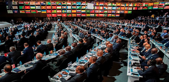 Le 68ème Congrès de la FIFA à Moscou transmis en direct