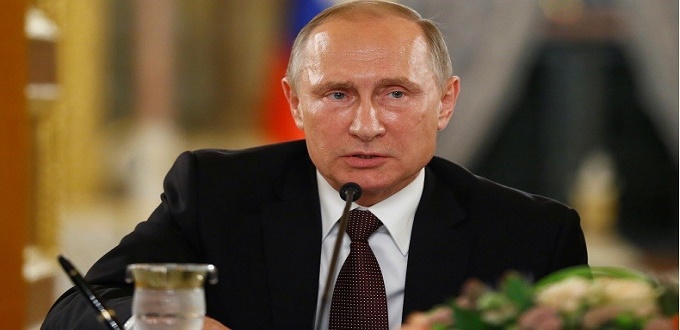 Vladimir Poutine, réélu à la présidentielle, et remercie tous les électeurs russes