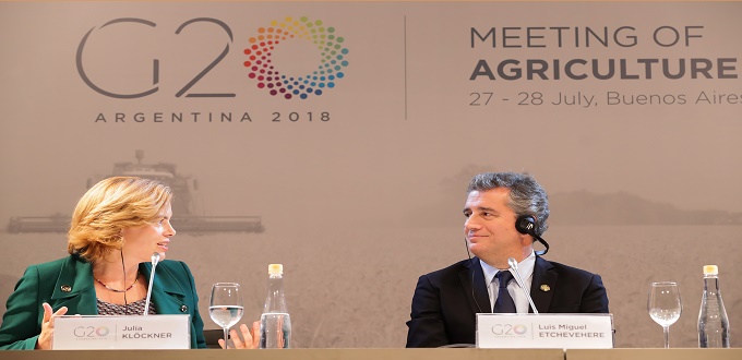 G-20: L’agriculture mondiale perd du terrain, le climat indexé 