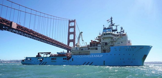 L’ONG Ocean Cleanup veut nettoyer l’Océan Pacifique des déchets plastiques