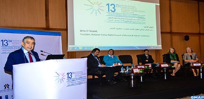 La 13è Conférence internationale des INDHs entame ses travaux à Marrakech