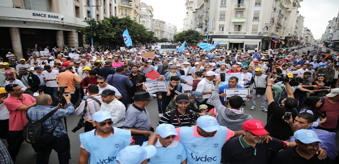 Marche contre la corruption à Casablanca