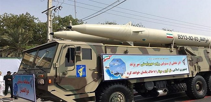 Les missiles iraniens terre-mer ont une portée de 700 km, selon l'agence Fars