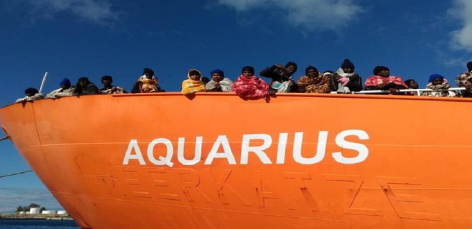 L’Italie demande la mise sous séquestre du navire humanitaire « l’Aquarius » 