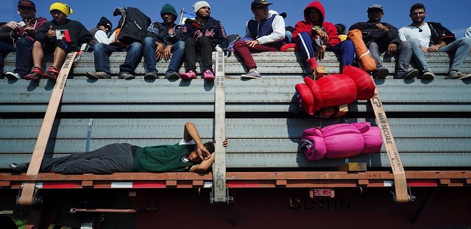 La Caravane de migrants a quitté Mexico