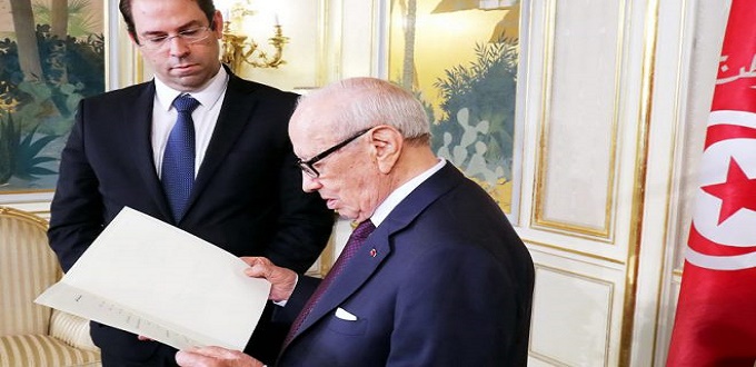 Tunisie : Béji Caïd Essebsi rejette le remaniement ministériel proposé par Youssef Chahed