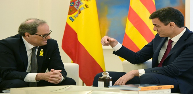 Espagne : Sanchez en Catalogne pour dénouer la crise