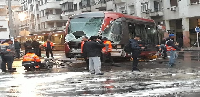 Un accident de tramway à Casablanca fait six blessés
