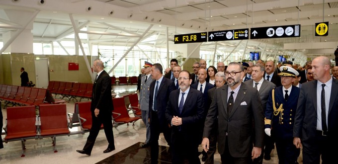 Le Roi Mohammed VI inaugure le nouveau Terminal 1 de l’aéroport Mohammed V