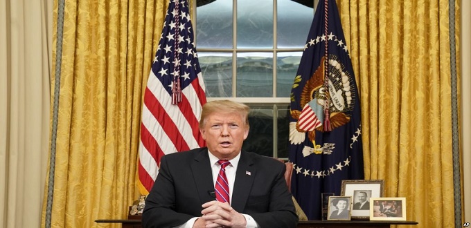 Discours à la nation : Trump ne lâche pas « son » mur